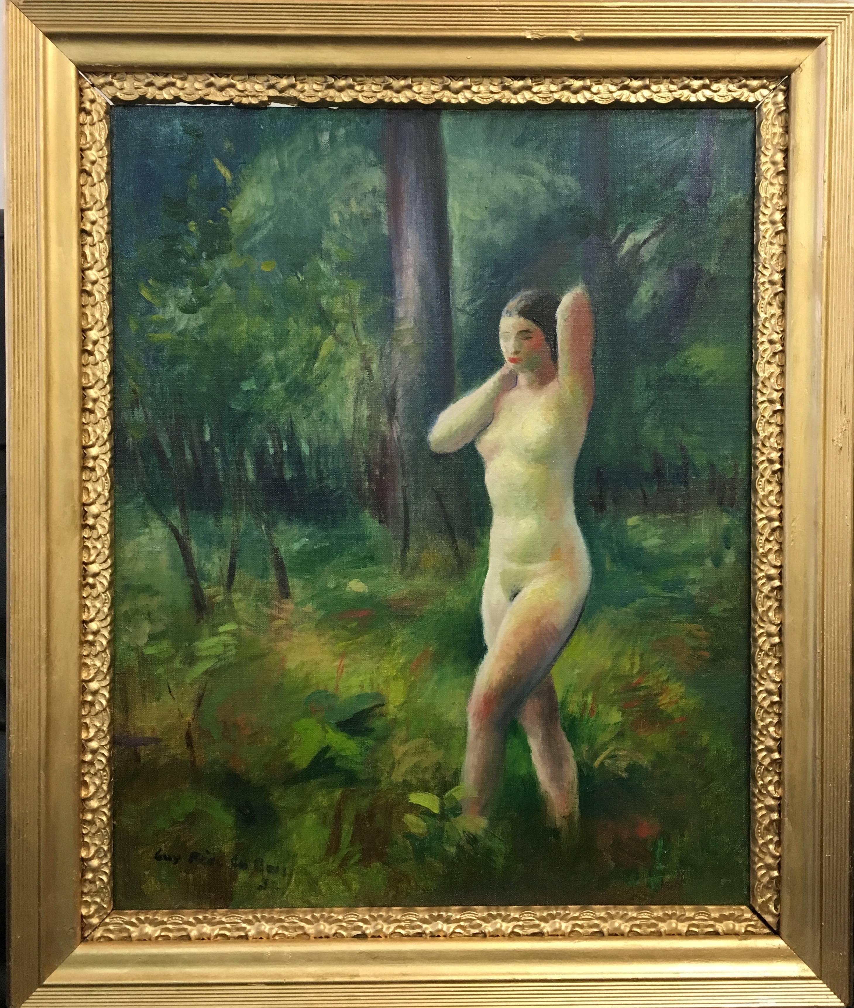 Guy Pène Du Bois Nude Painting - Nude in the Woods