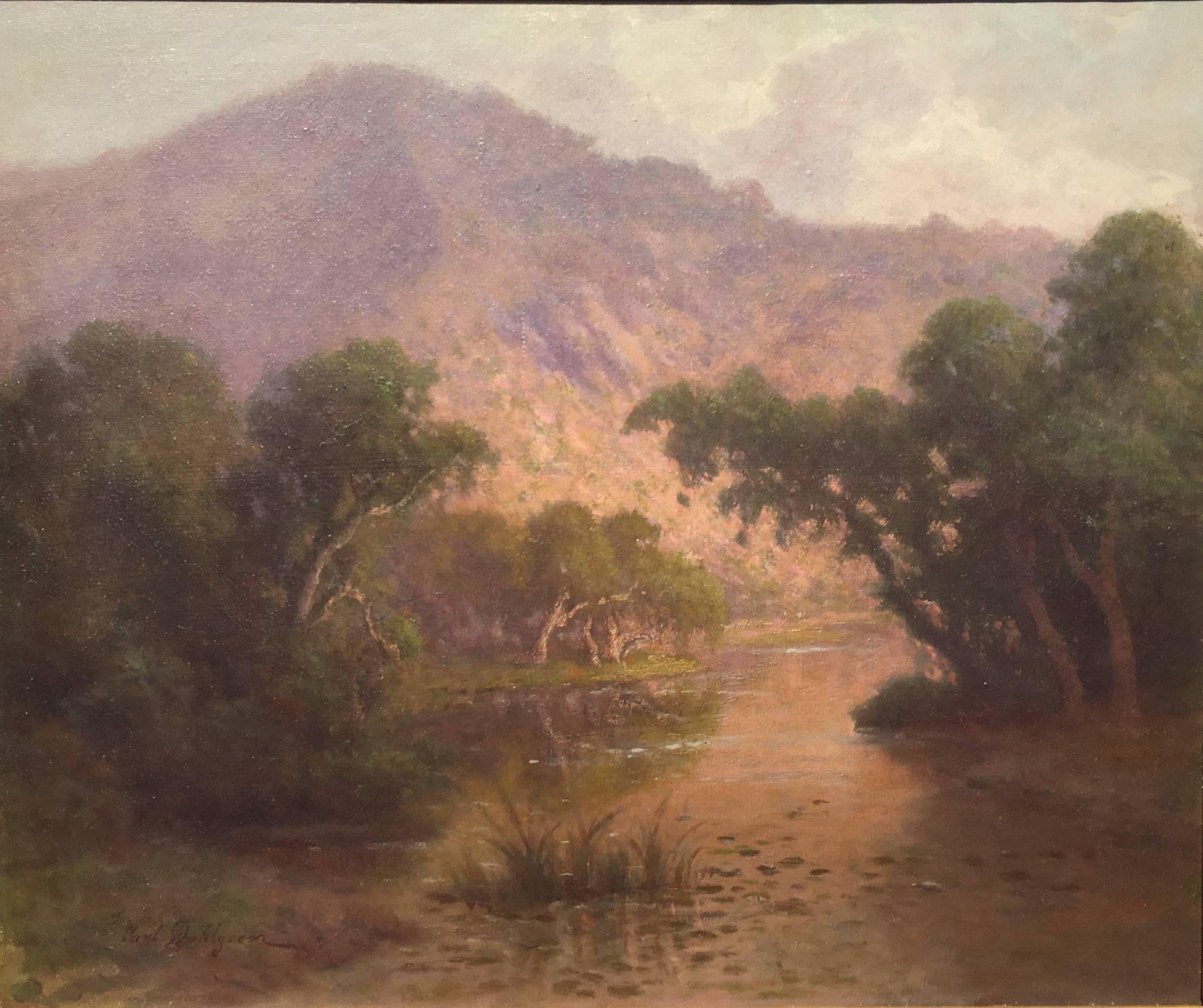Carl Dahlgren Landscape Painting - Old Mill Stream in Mill Valley, California
