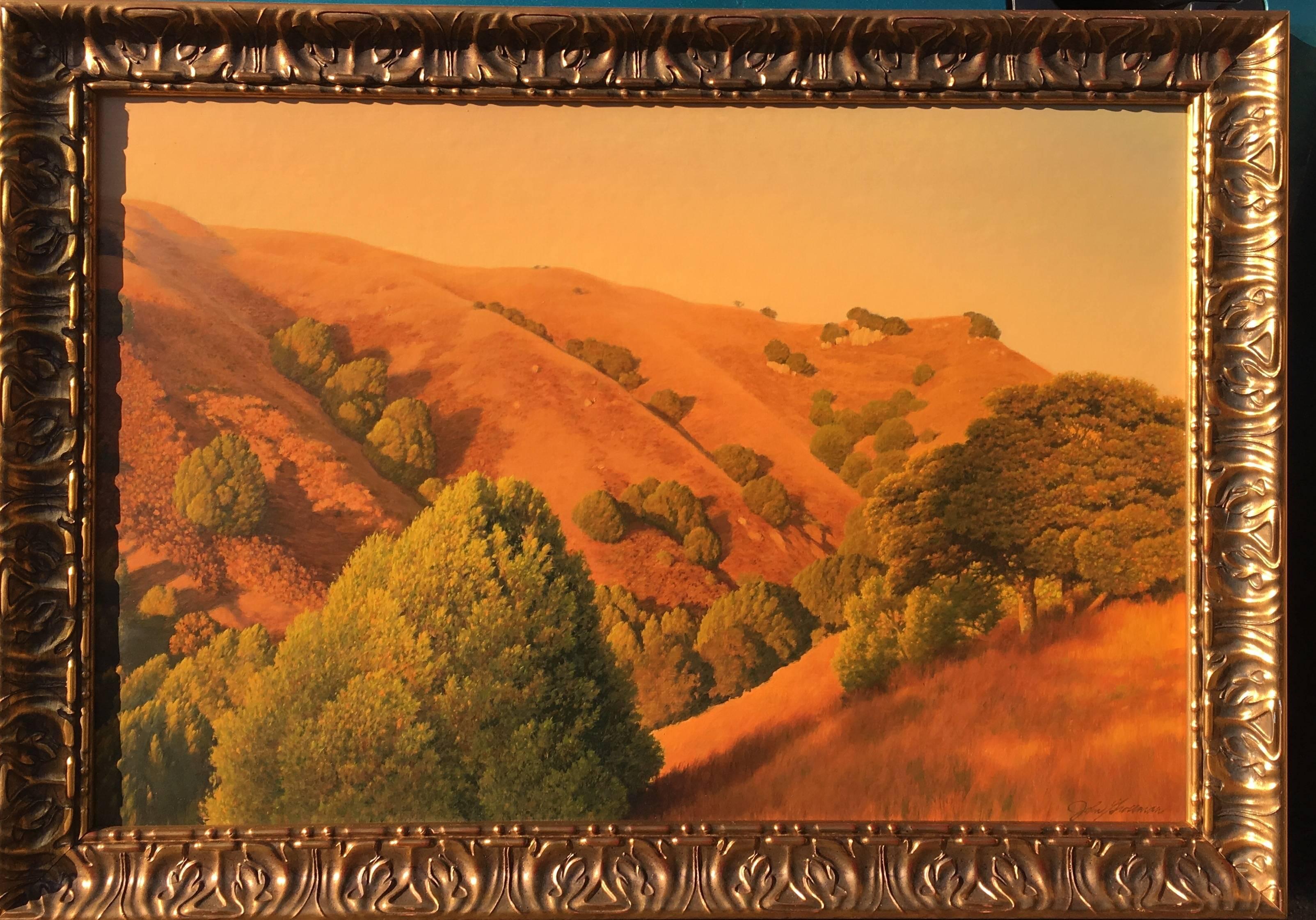 Unknown Landscape Painting - Marin Hills