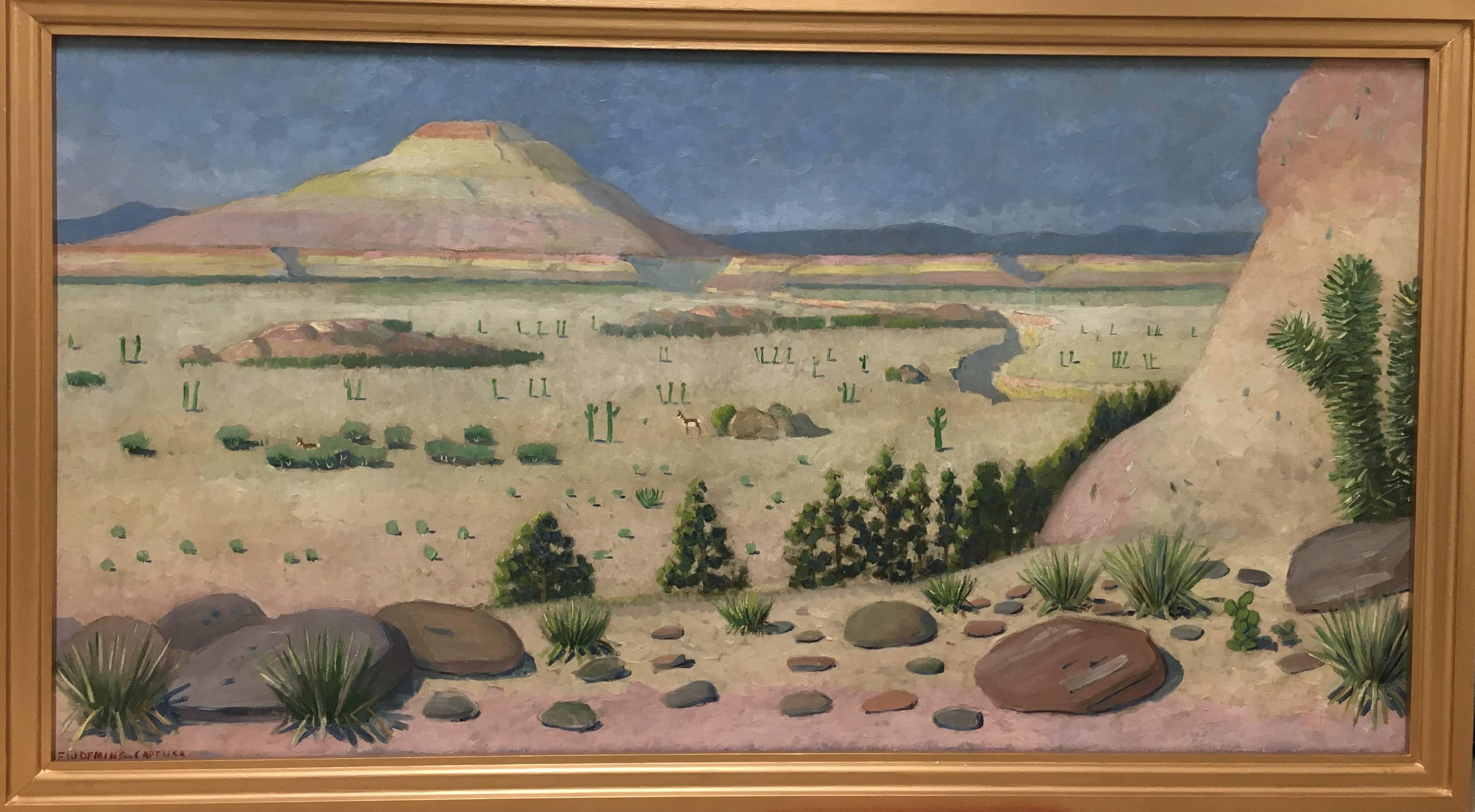 Edwin Willard Deming Landscape Painting - Desert Landscape