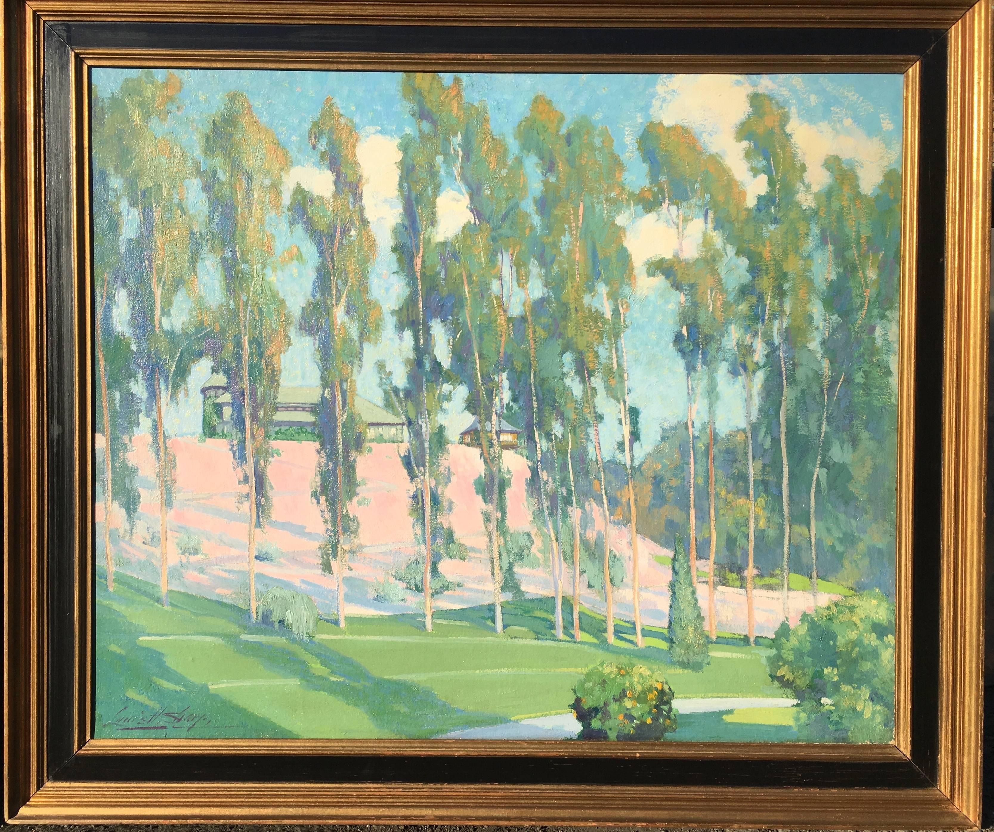 Louis H. Sharp Landscape Painting - California Cypress