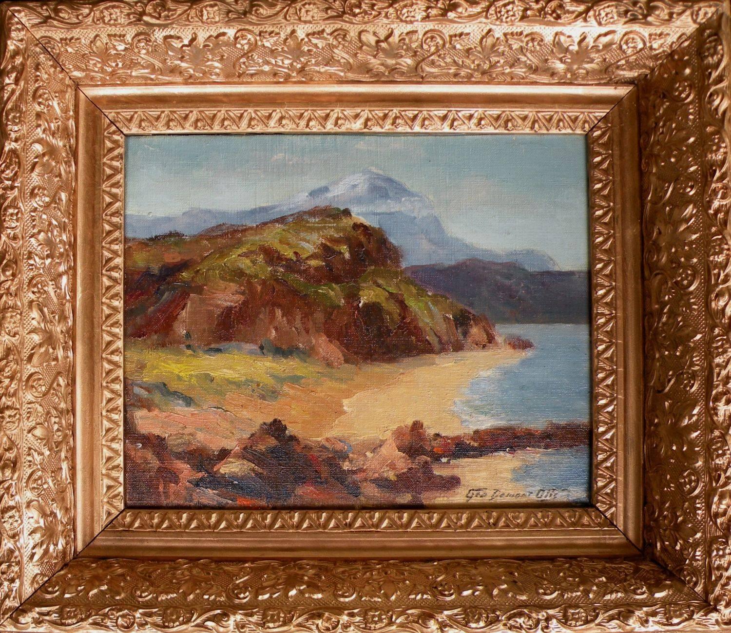George Demont Otis Landscape Painting - Rocky Shore