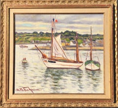 Harbor Scene with Boats
