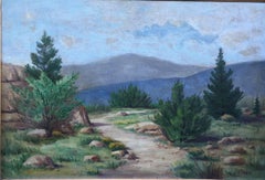 Antique Mountain Landscape