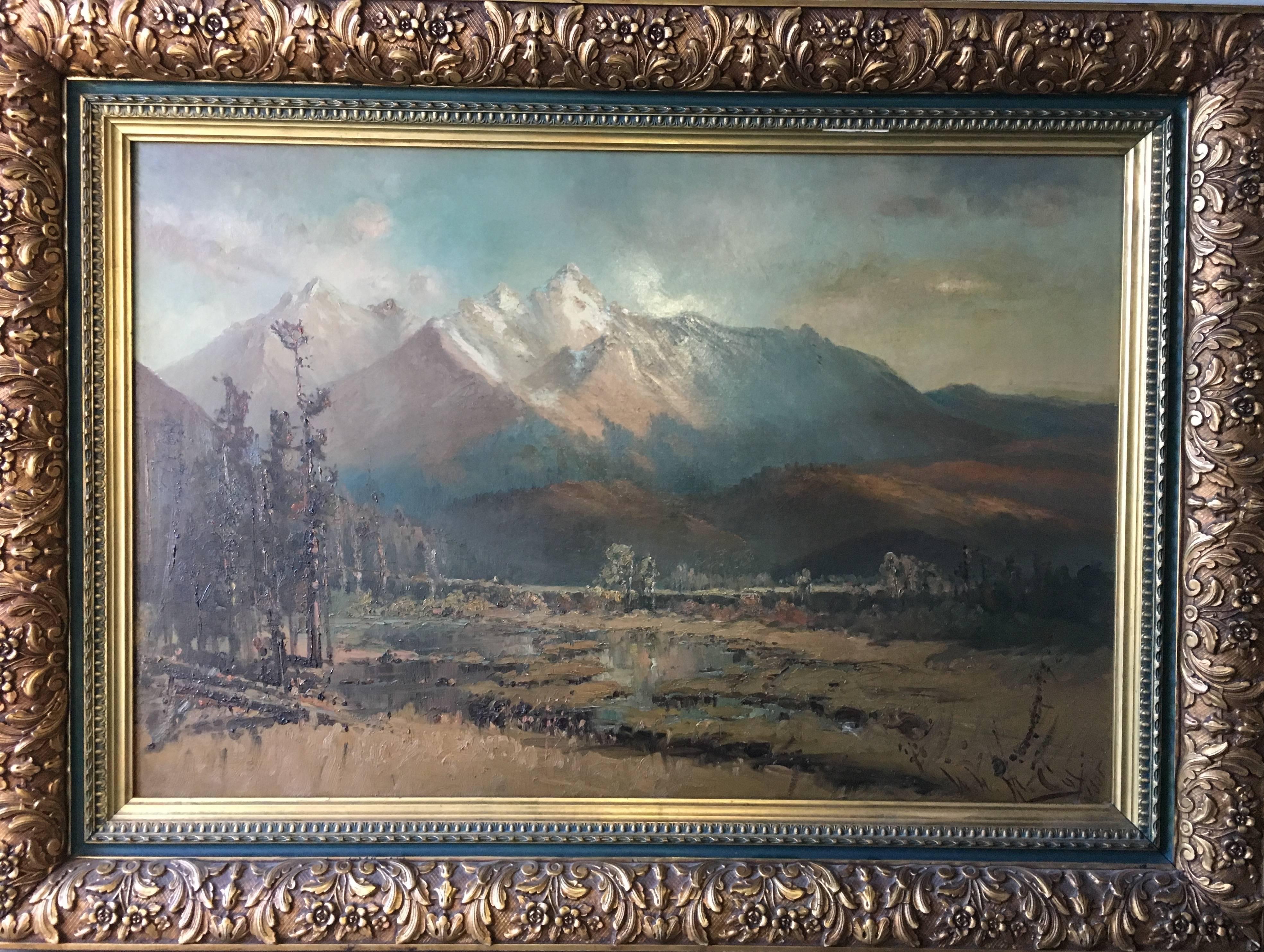 William H. M. (Coxe) Cox Landscape Painting - Mountain Landscape, Colorado Springs