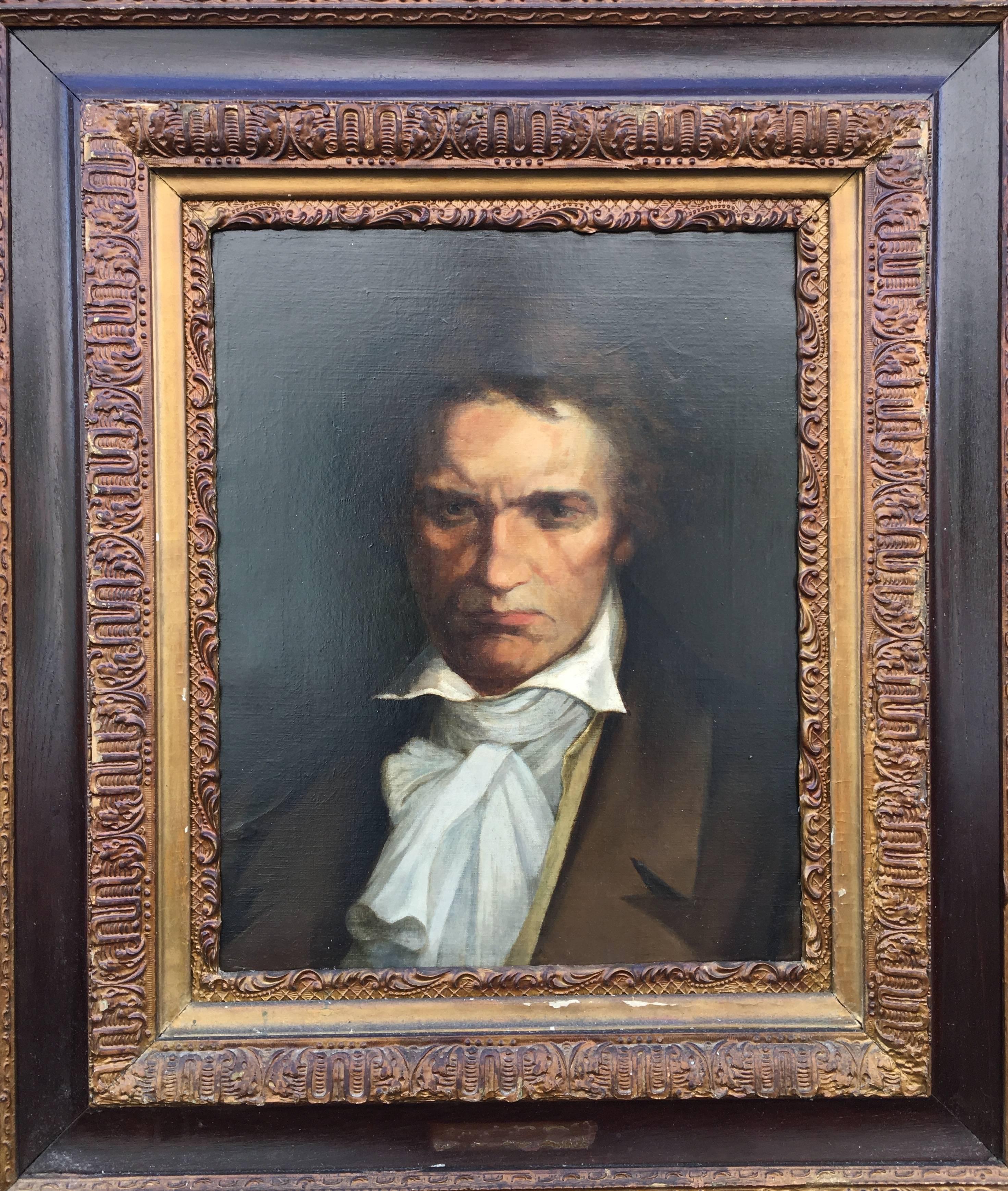 Frank Duveneck Portrait Painting - Ludwig von Beethoven Portrait