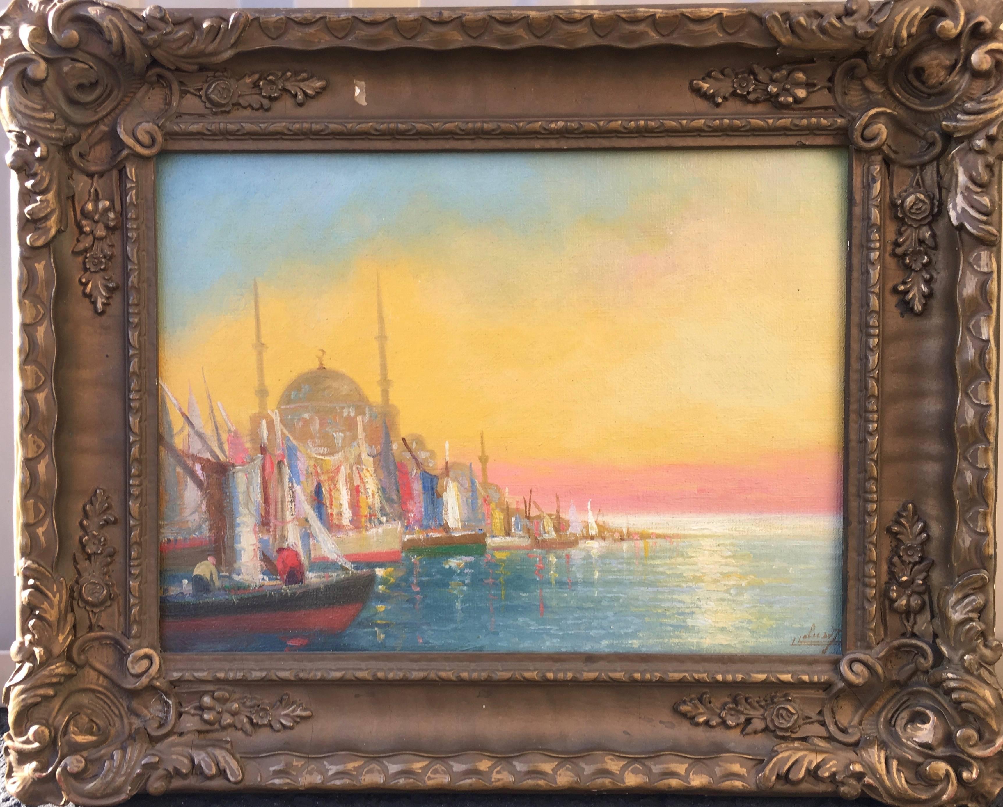 Lucien Labaudt Landscape Painting - Constantinople