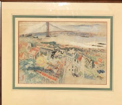 Vintage View of San Francisco Bay