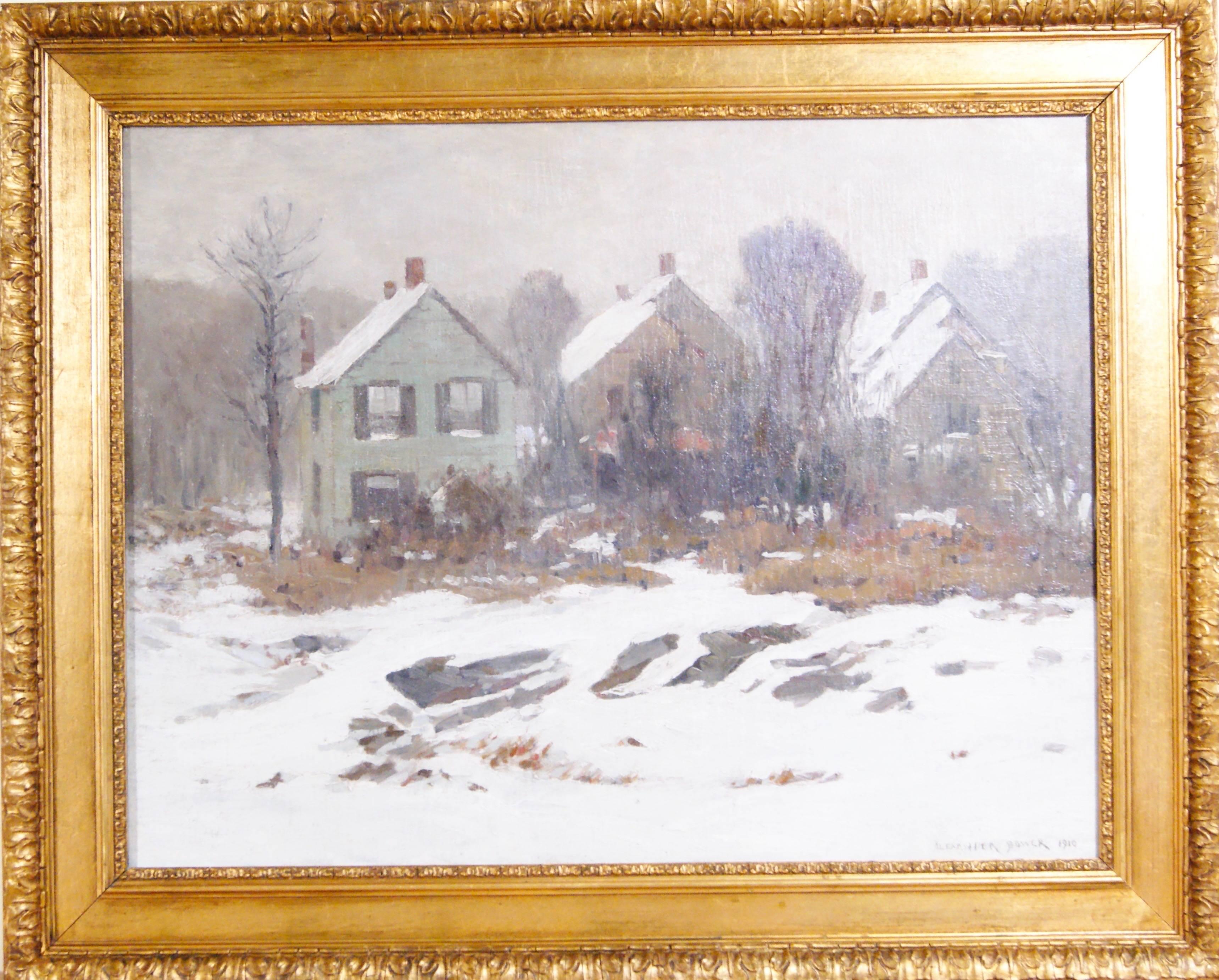 Alexander Bower Landscape Painting - Winter in Maine