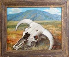 Antique Skull on the Prairie, Landscape
