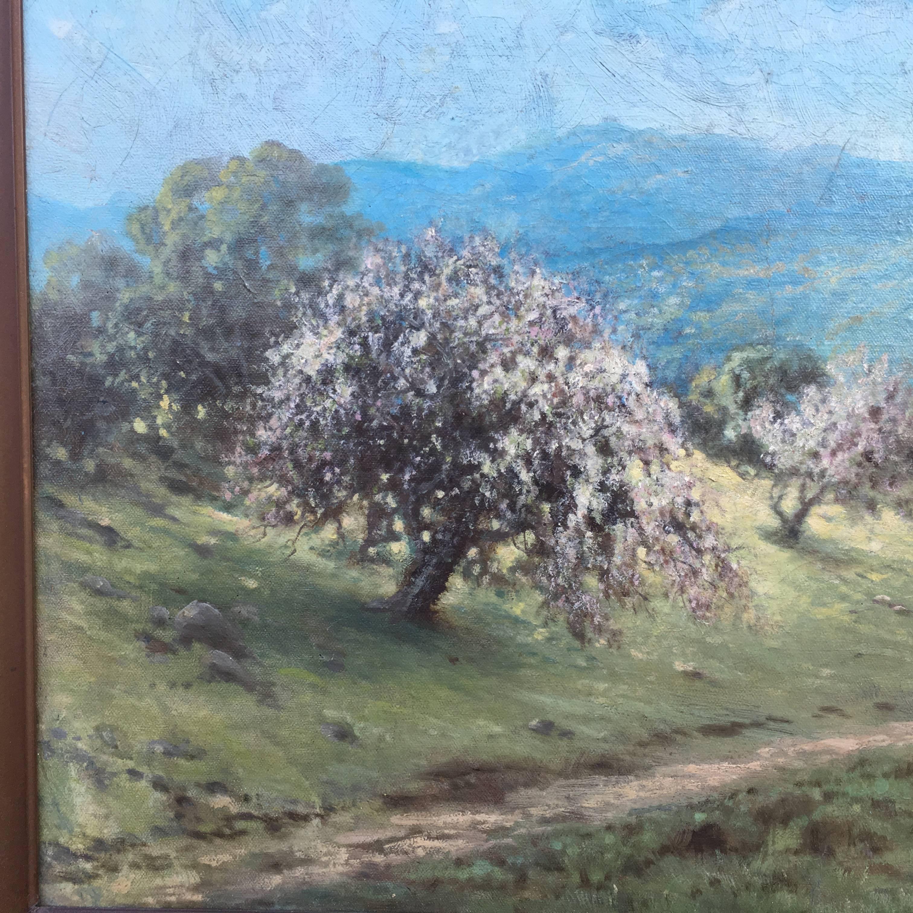 Springtime, Mount Tamalpais, California - Painting by Benjamin Sears
