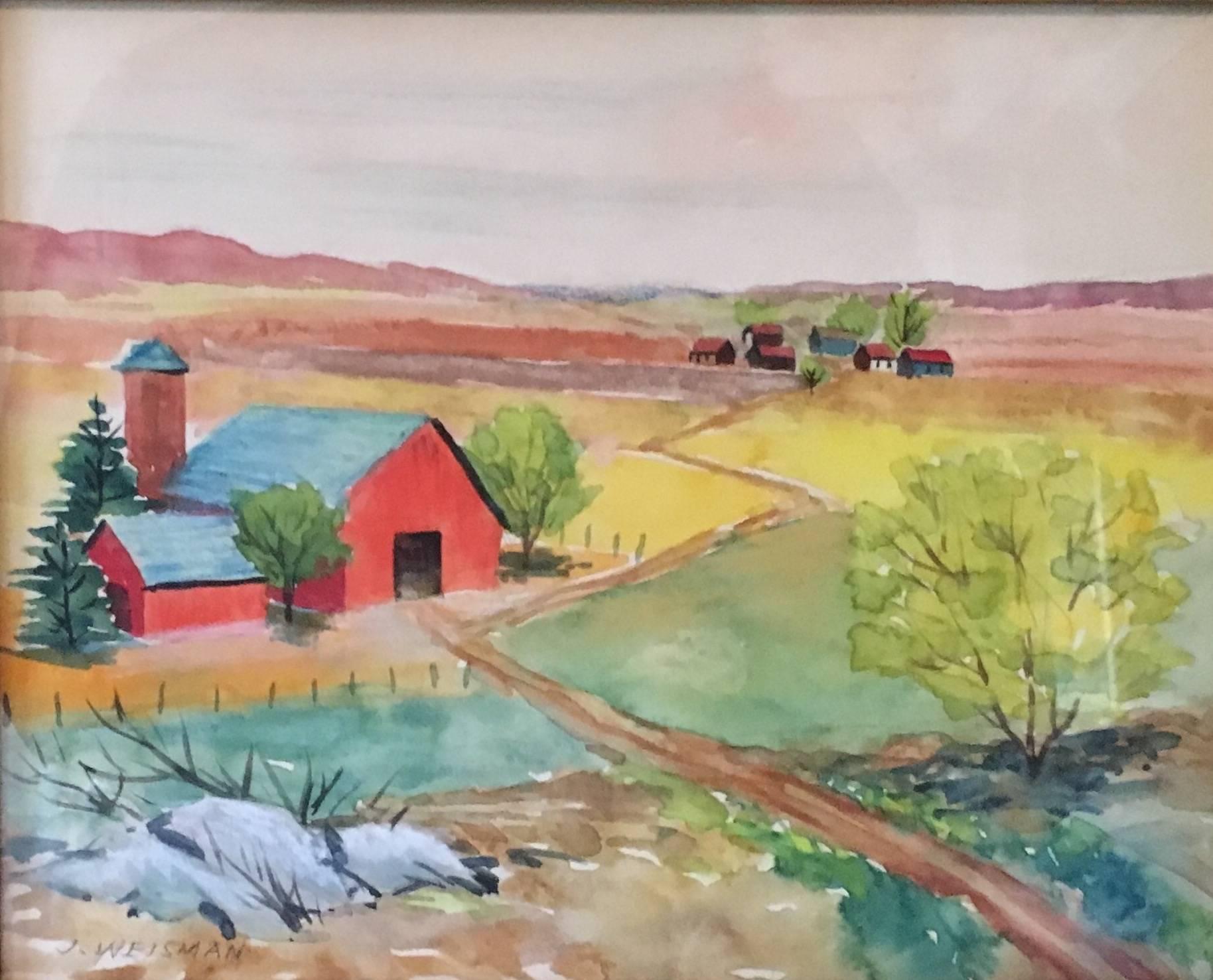 Red Barn - Art by Joseph Weisman