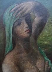 Woman in Blue