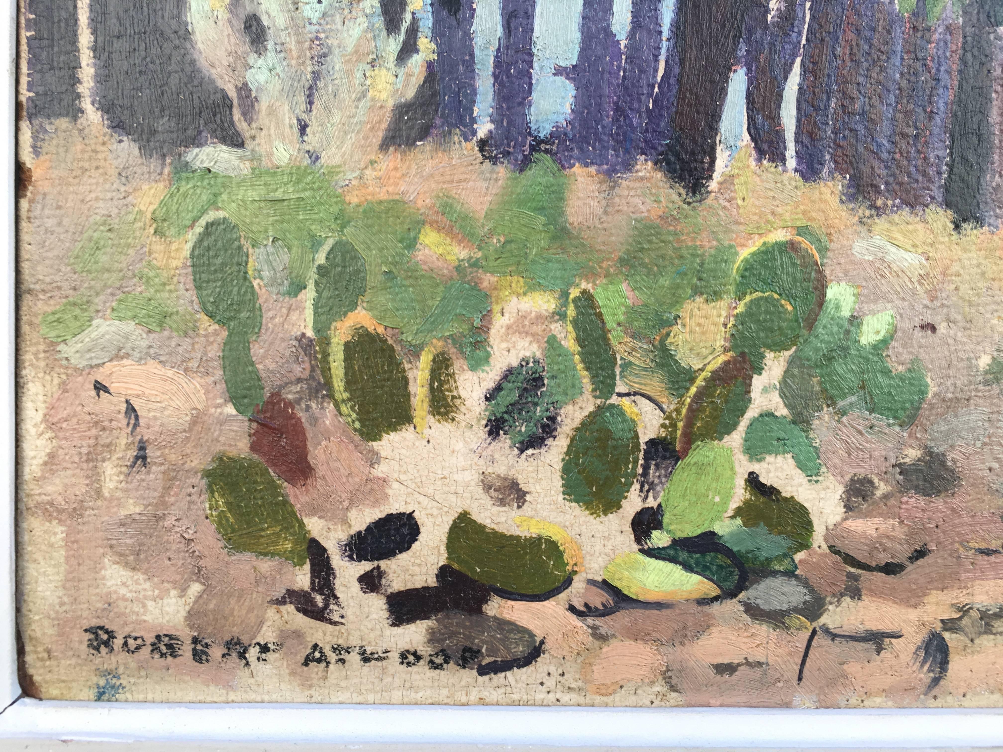 Arizona Landscape - Painting by Robert Atwood