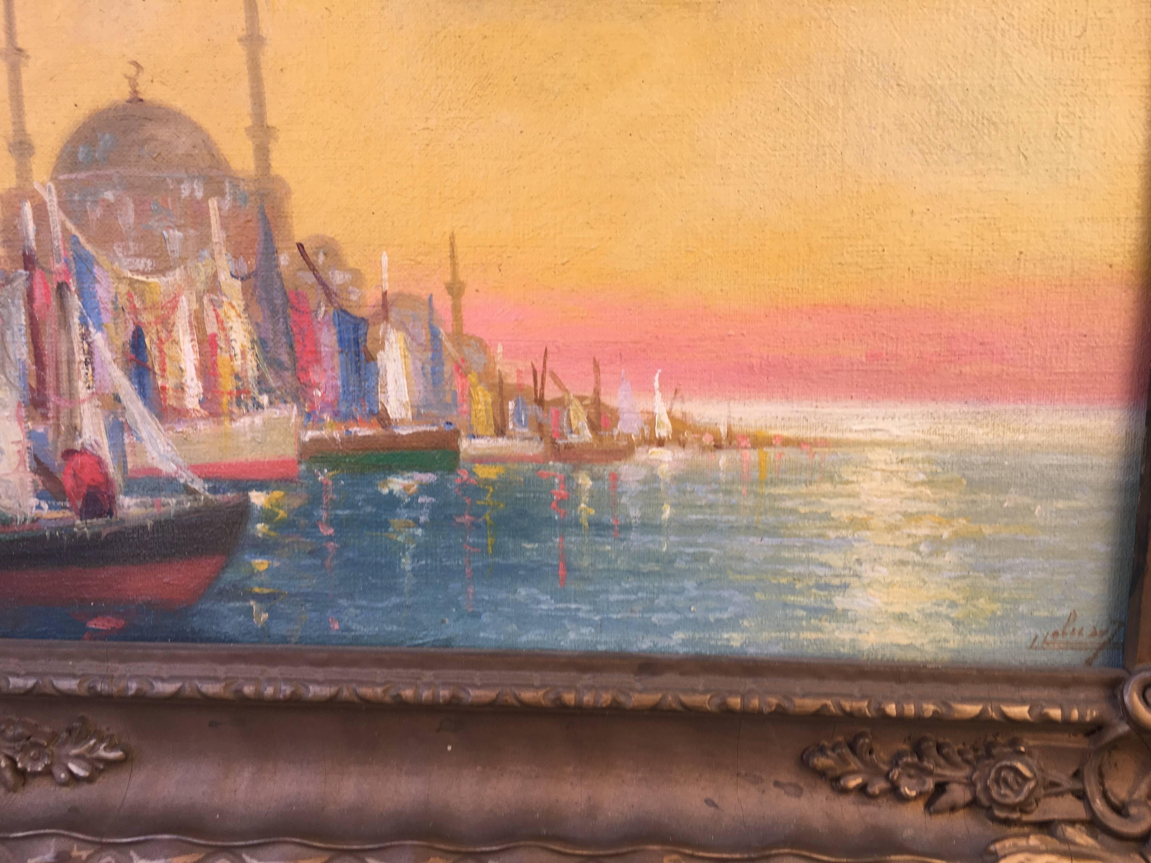 Constantinople - Impressionist Painting by Lucien Labaudt