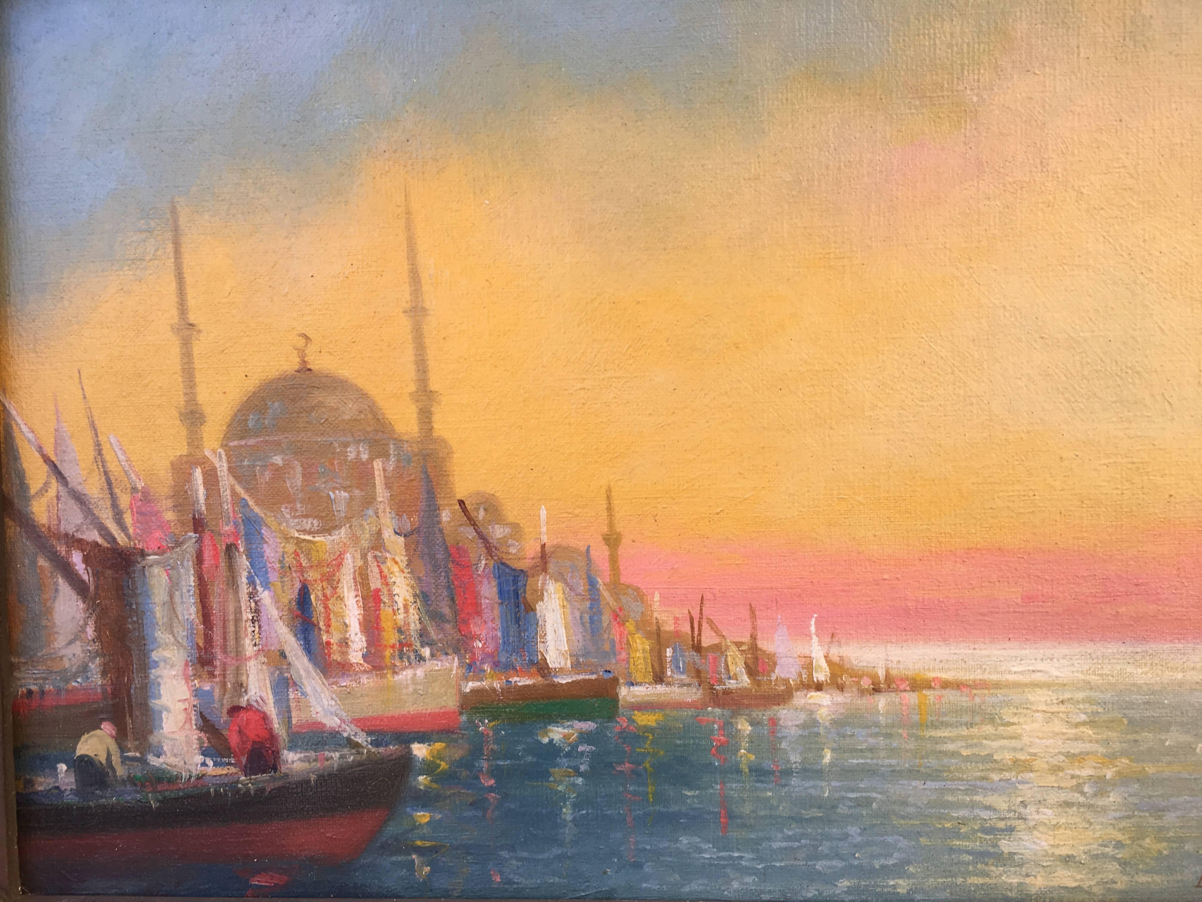 Constantinople - Painting by Lucien Labaudt