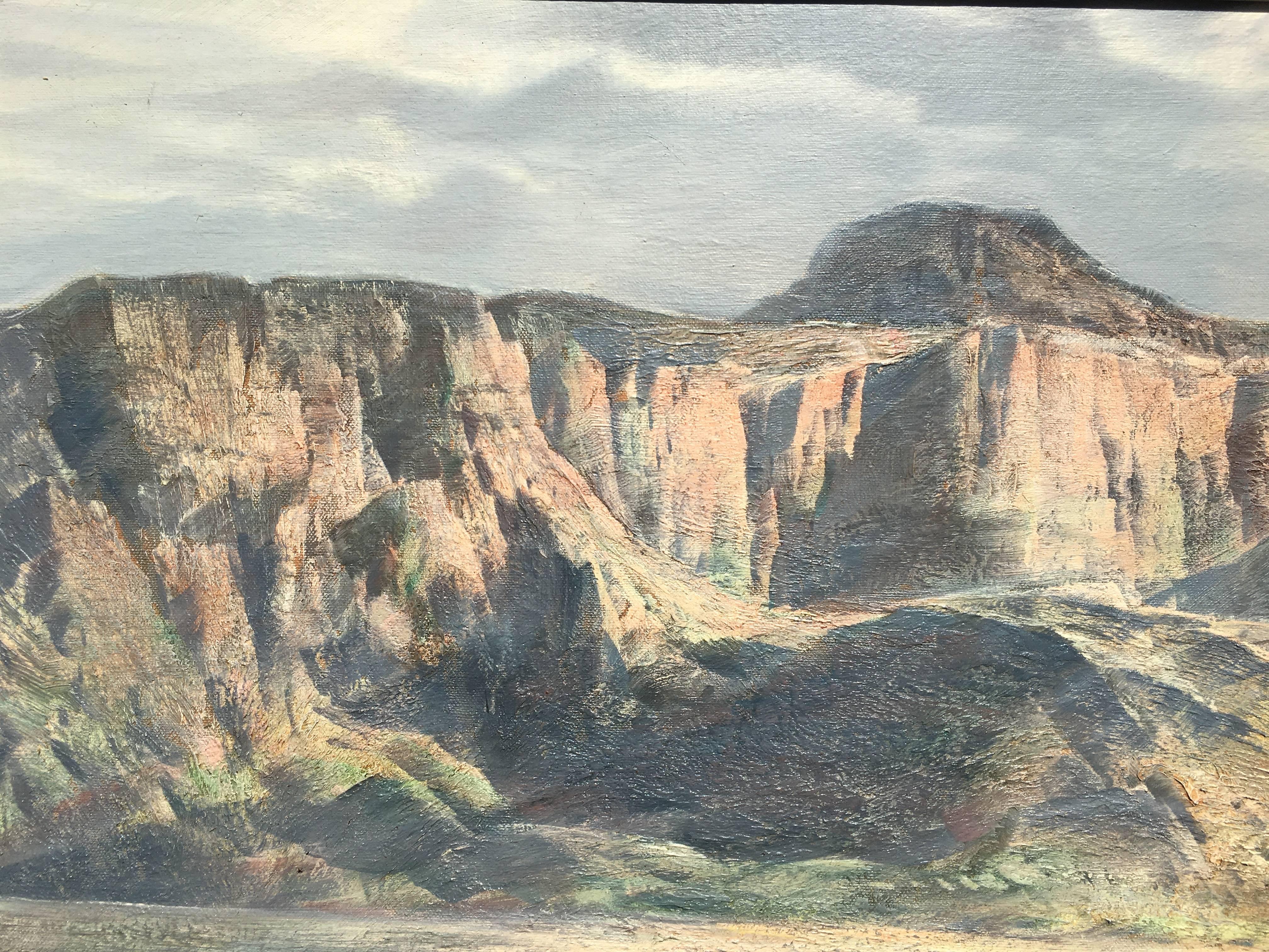 Arizona Mountains - Painting by Paul Lauritz