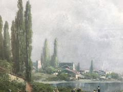 Toward the Village on the River Seine