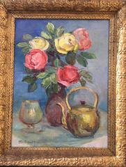 Flowers, Tea and Glass