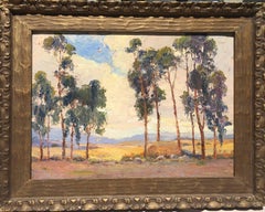 Vintage Eucalyptus Grove on a Summer Day