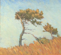 Southwest Plains Oil Painting by Ben Shahn,