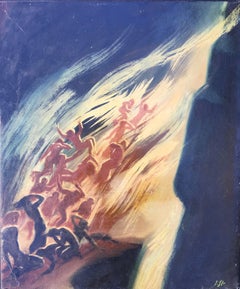 Blinded by the Divine Light, Biblical Scene, Jakob Steinhardt