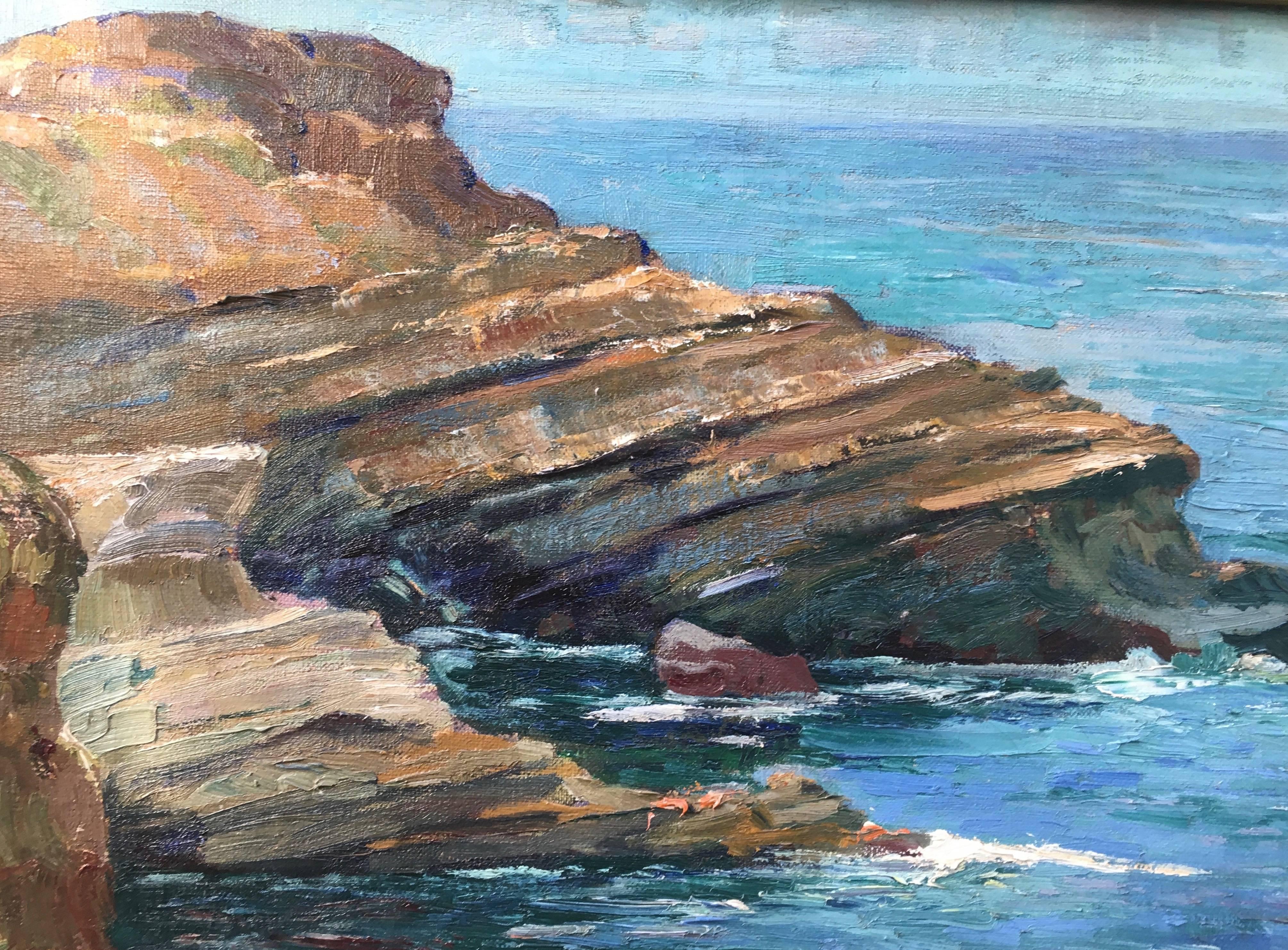 Coastal Patterns - Painting by George Demont Otis