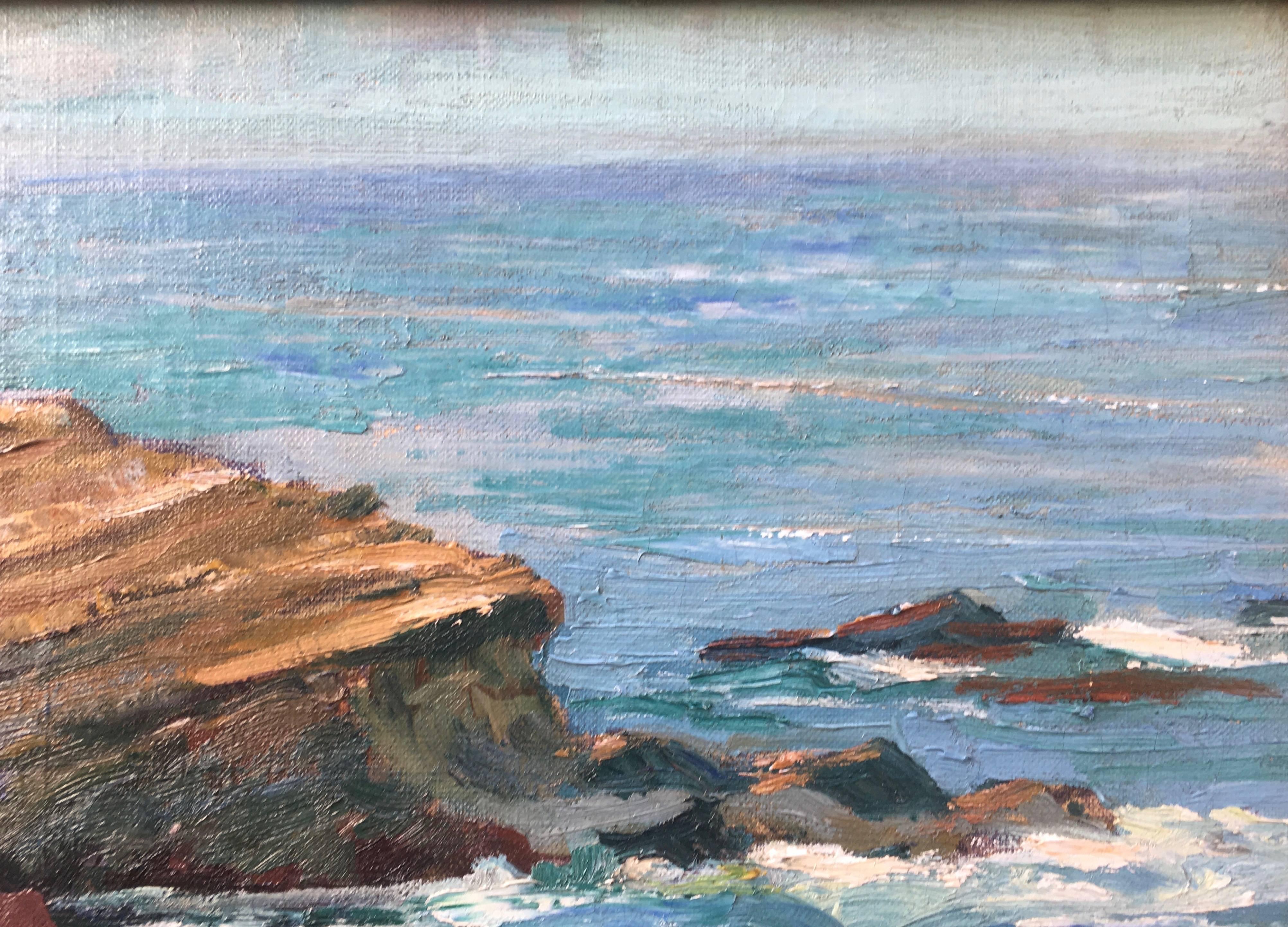 Coastal Patterns - American Impressionist Painting by George Demont Otis