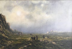 Indians Riding Through the Valley