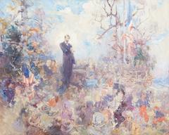 Abraham Lincoln Delivering the Gettysburg Address