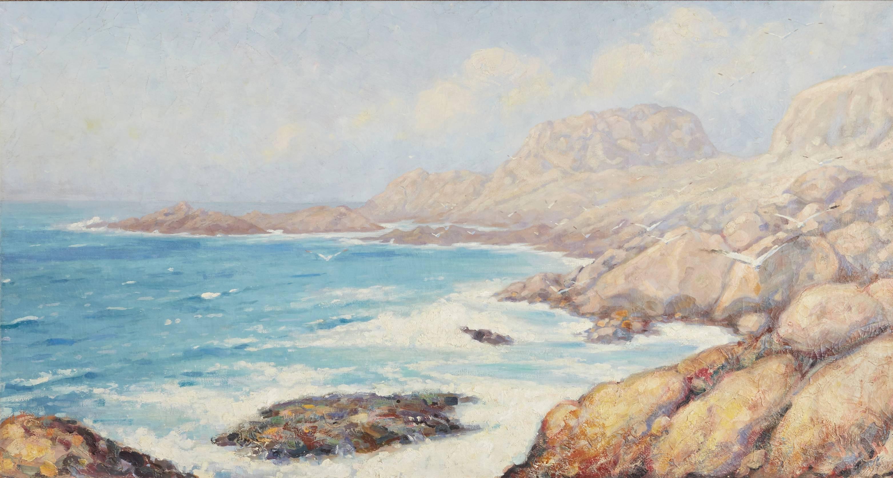 Morning Over the Farrallones - Painting by James Albert Holden