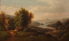 Rocky Mountain Winding River Scene