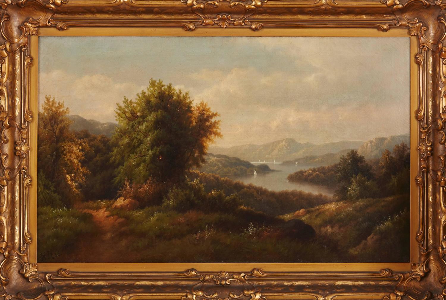 Hamilton Hamilton Rocky Mountain Winding River Scene For Sale at 1stdibs