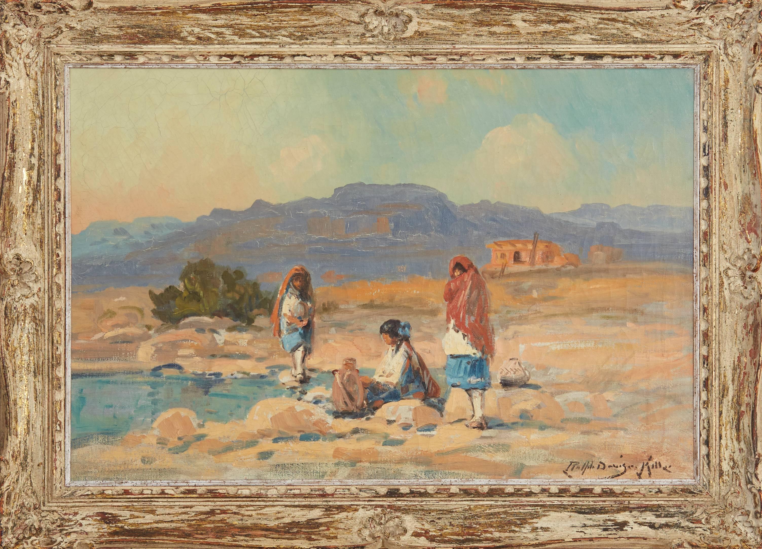 Unknown Landscape Painting - Water Bearers