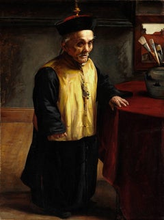 Portrait of the Chinese craftsman and dwarf Tjong Fu’hk Wong Waih