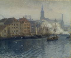 View of Copenhagen harbor