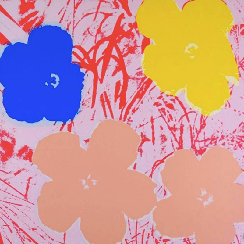Andy Warhol Still-Life Print - Flower 70 