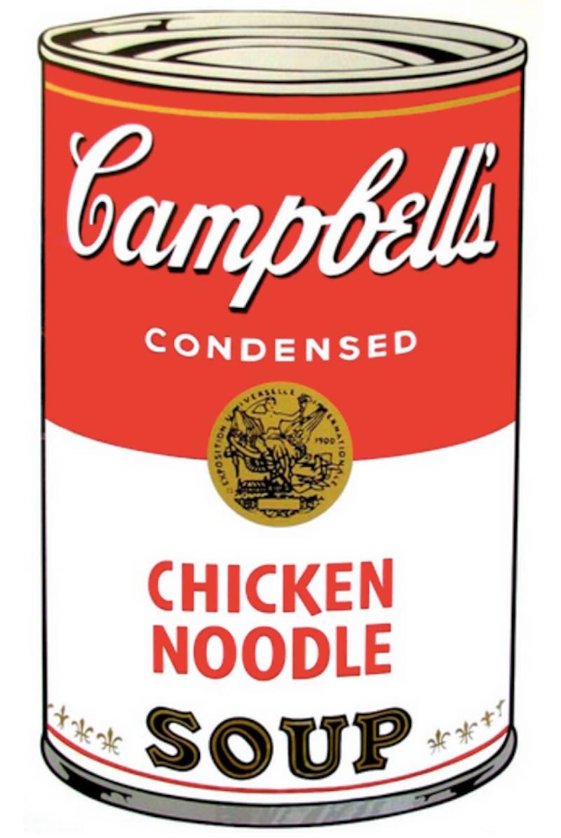 Andy Warhol Still-Life Print - Chicken Noodle Soup