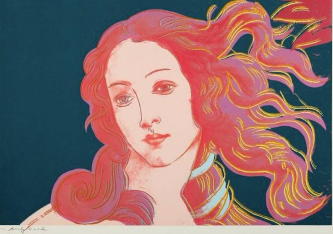 Andy Warhol Print - Sandro Botticelli, Birth of Venus (FS II.316)