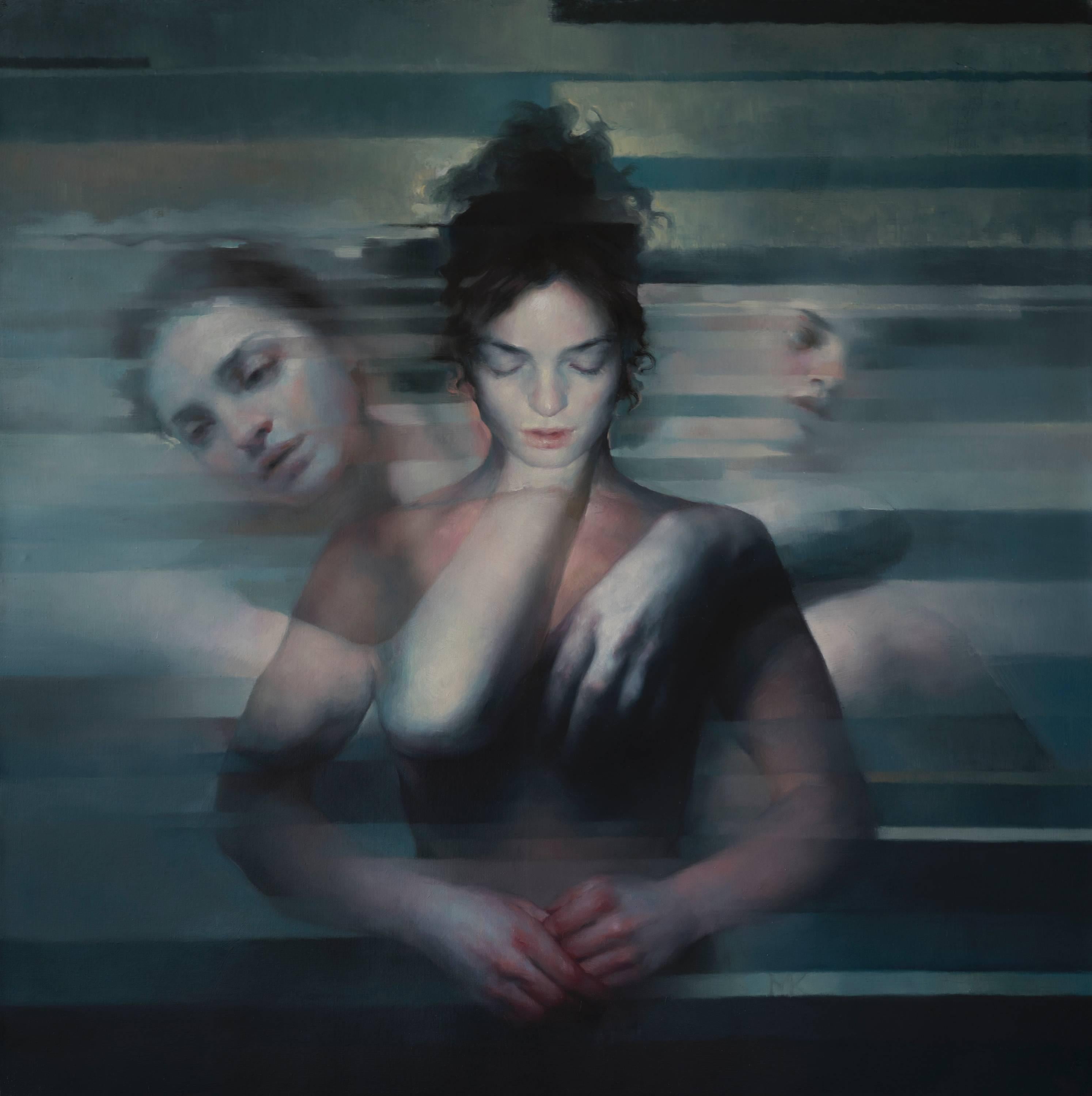 Maria Kren Figurative Painting - Multiplicity
