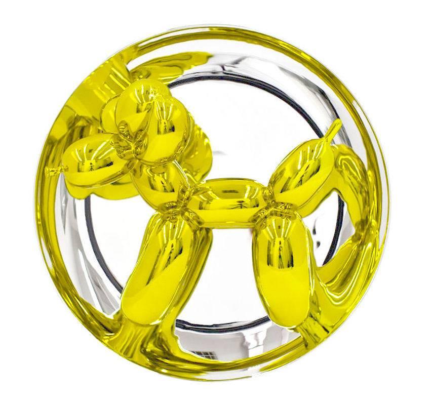 Jeff Koons Figurative Sculpture - Balloon Dog Yellow