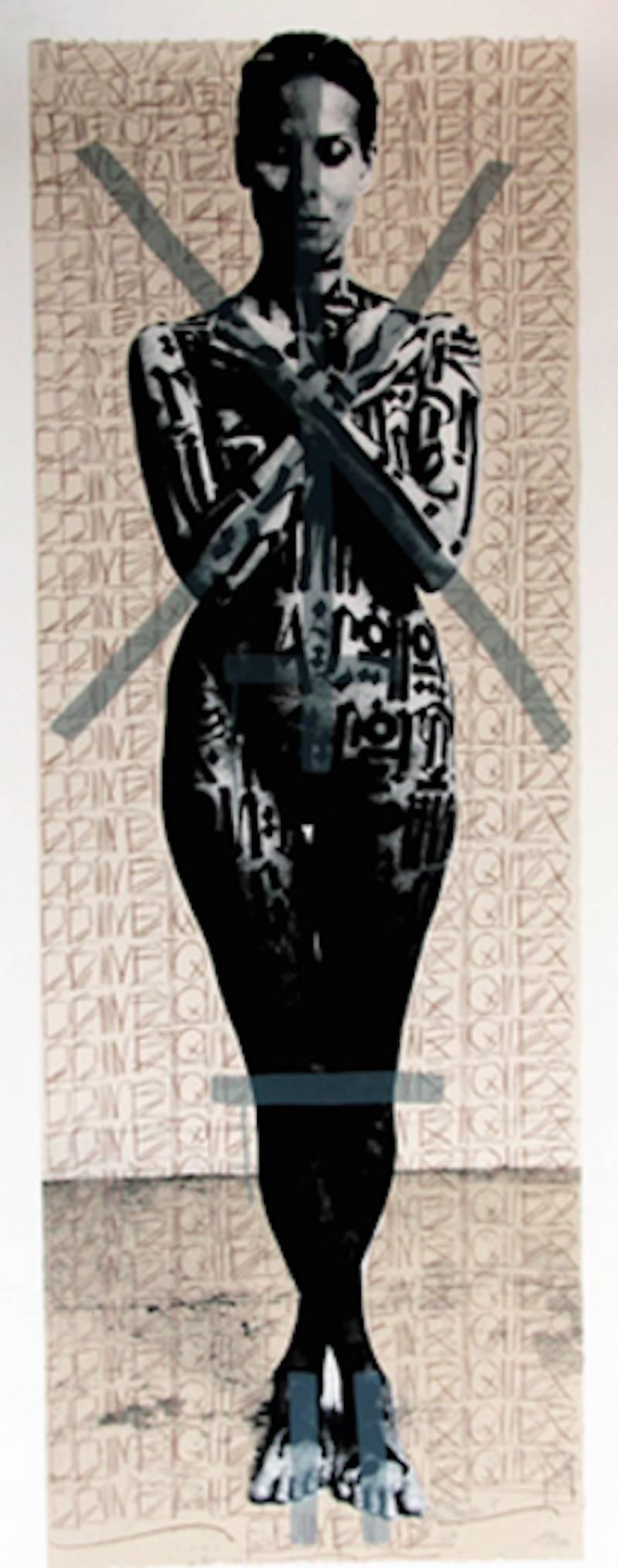 RETNA (Marquis Lewis) Figurative Print - Brimstone X