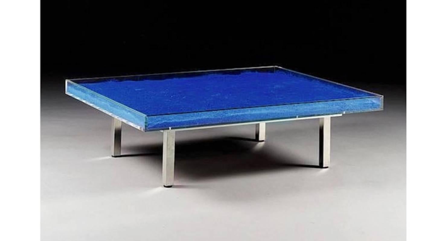Table Bleue - Art by Yves Klein