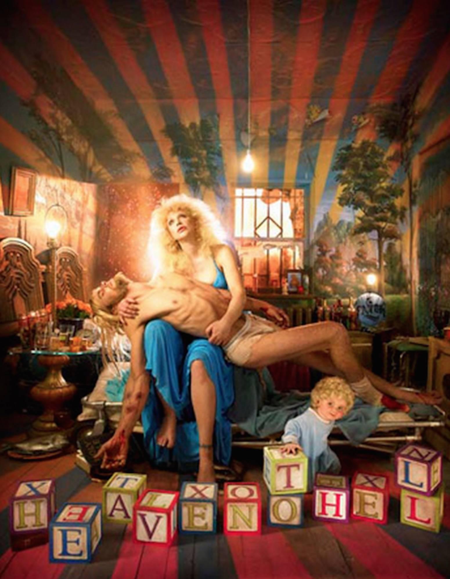 David LaChapelle Portrait Photograph - Heaven To Hell (Courtney Love)