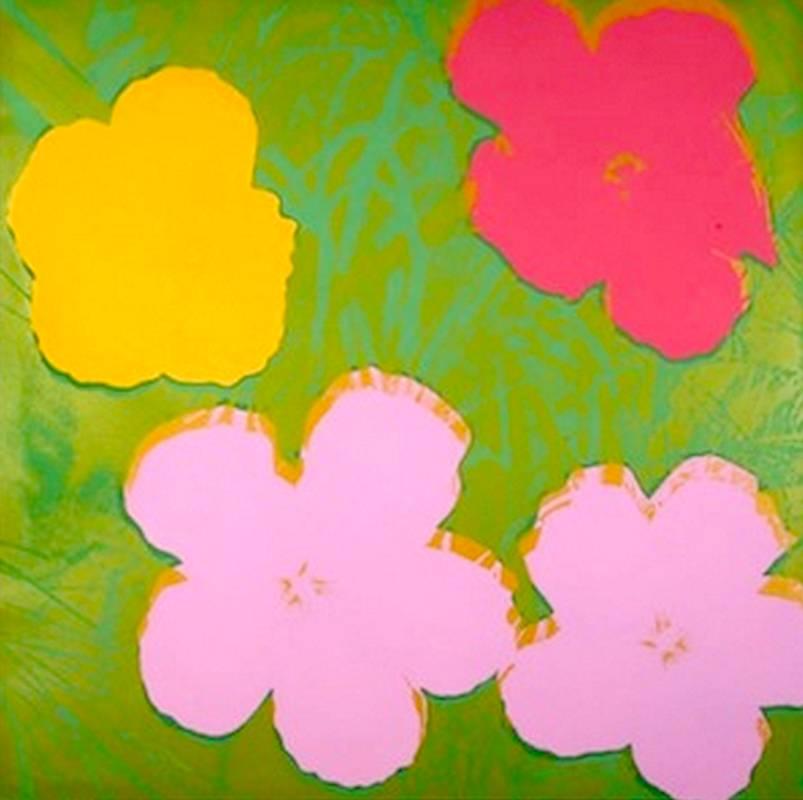 Andy Warhol Still-Life Print - Flower 68