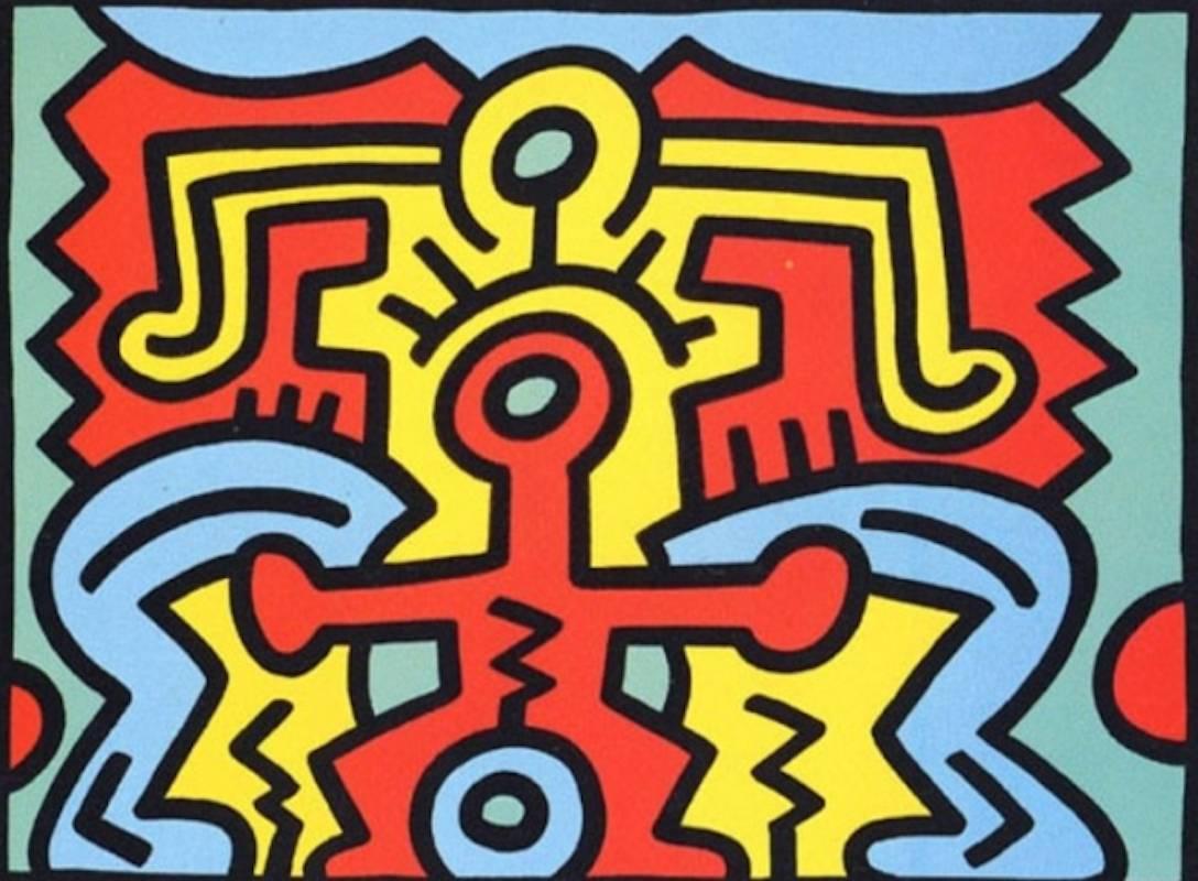 Keith Haring Figurative Print - Growing 5
