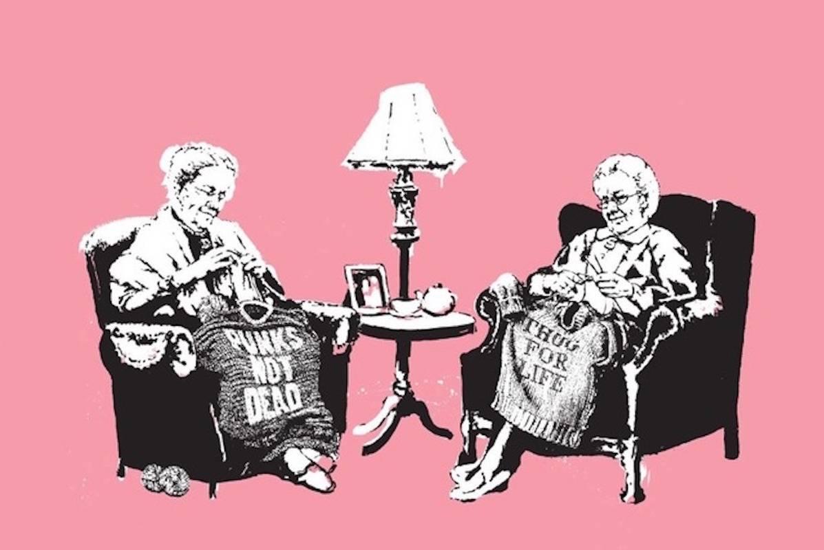 Banksy Figurative Print - Grannies