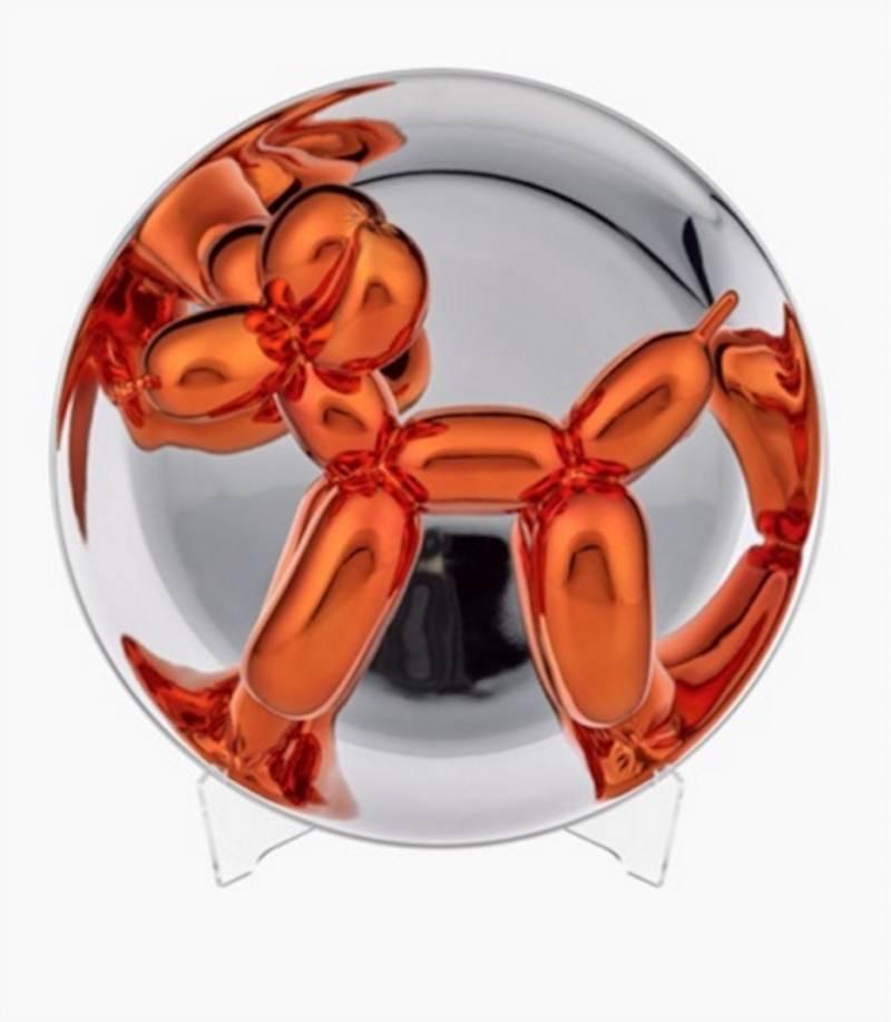 Jeff Koons Still-Life Sculpture - Orange Balloon Dog