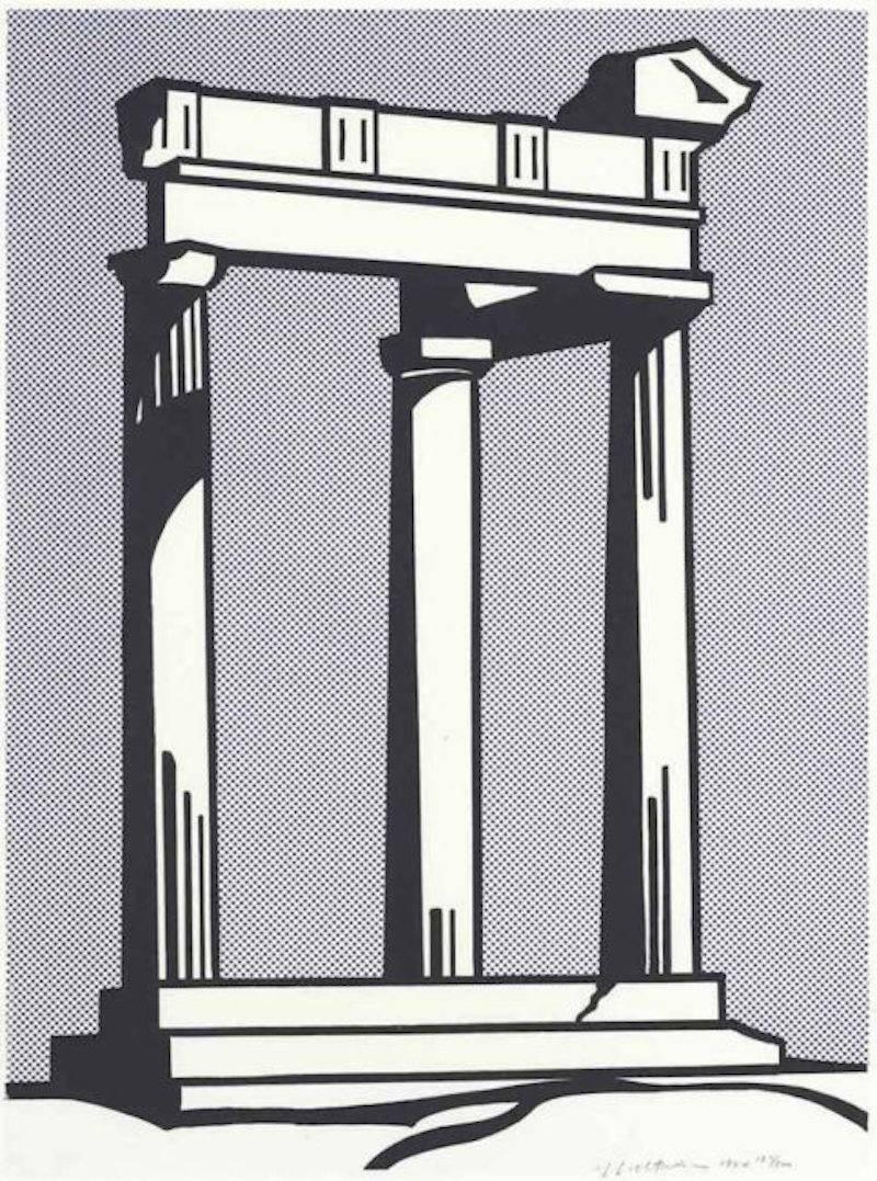 Roy Lichtenstein Still-Life Print - Temple 