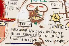 Hollywood Africans in front of the Chinese Theater with Footprints of Movie Star
